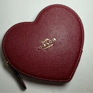 Coach Heart Coin Purse CAA95